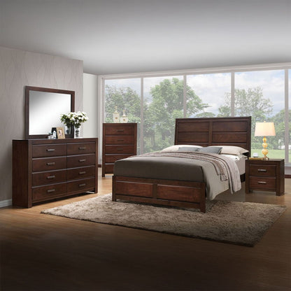 Oberreit - Dresser - Walnut, alternate view 9 with wood construction