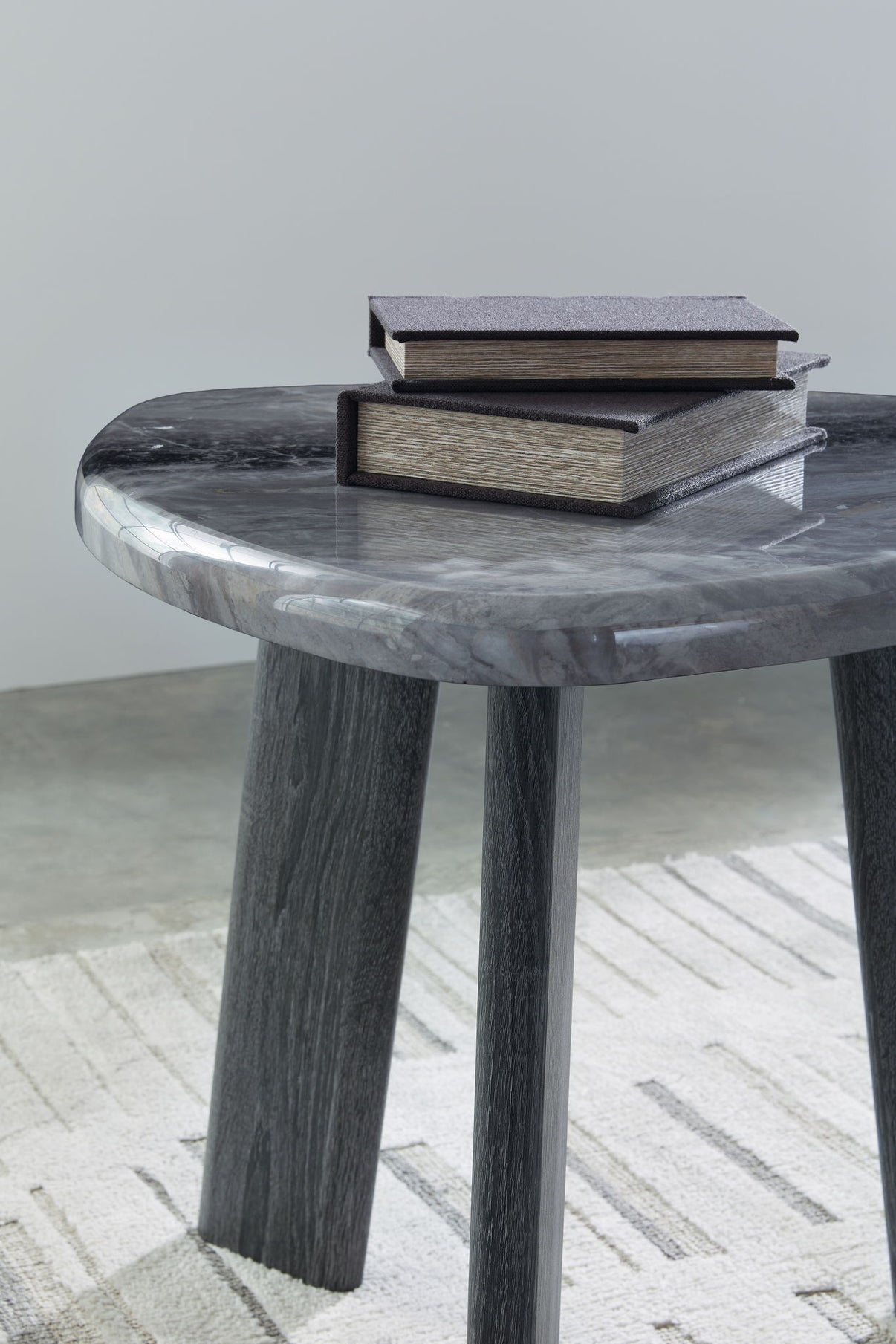 Bluebond - Occasional Table Set (Set of 3) - Gray, alternate view 7 with wood construction