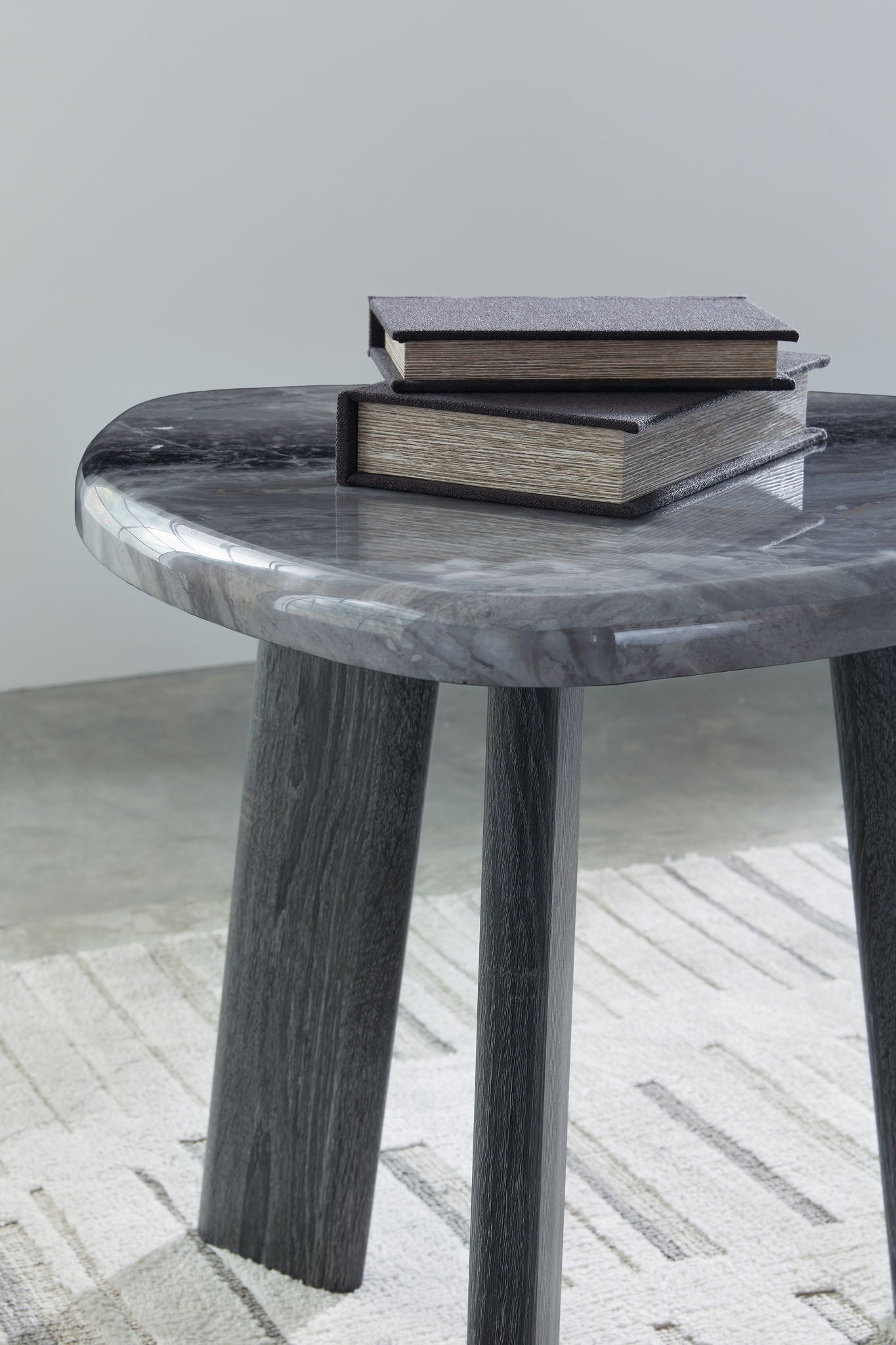 Bluebond - Occasional Table Set (Set of 3) - Gray, alternate view 7 with wood construction
