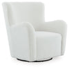 Rowenburg - Swivel Glider Accent Chair, alternate view 2
