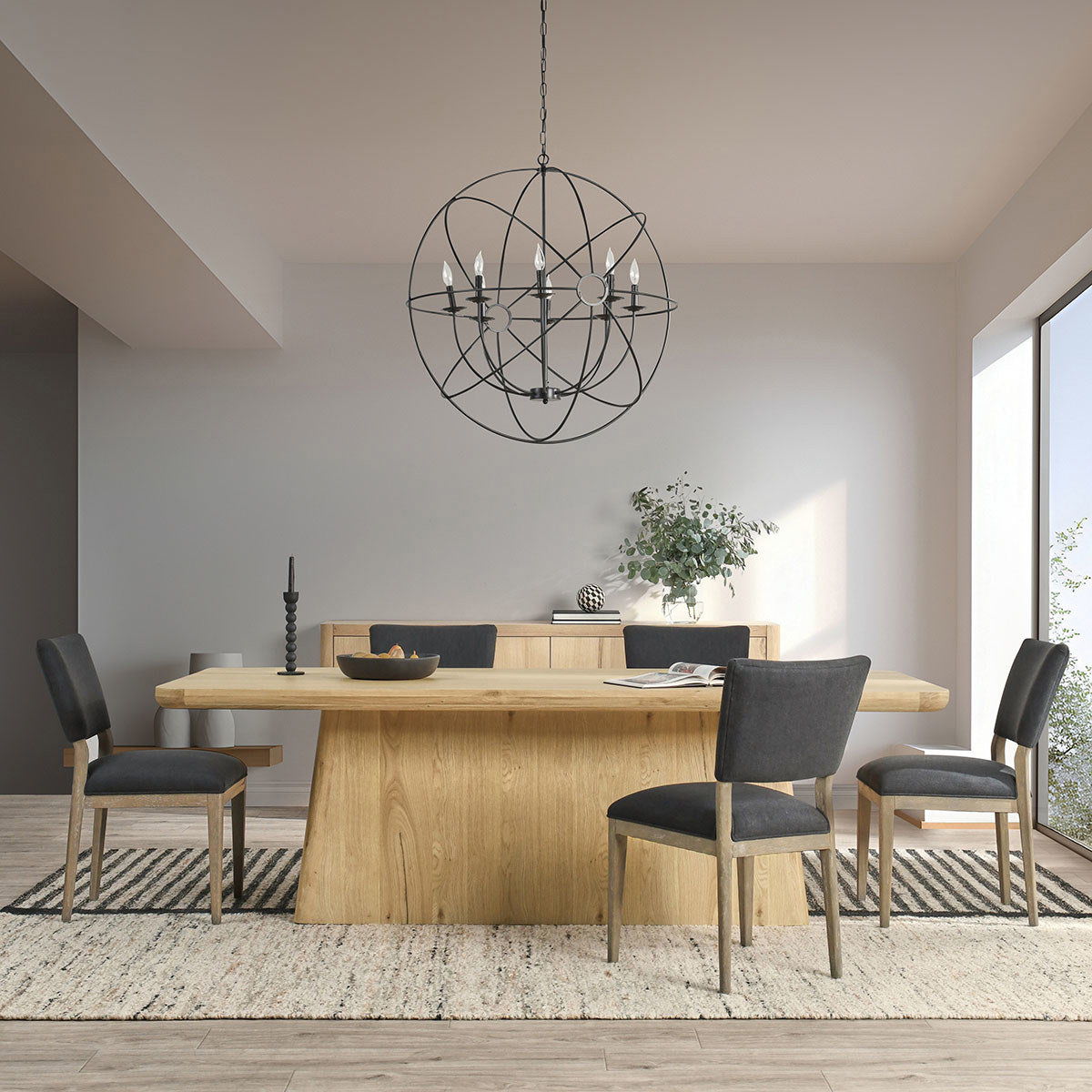 Orlando - Dining Table, alternate view 29 with wood construction