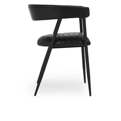 Preston - Dining Chair, alternate view 6 with top-grain leather