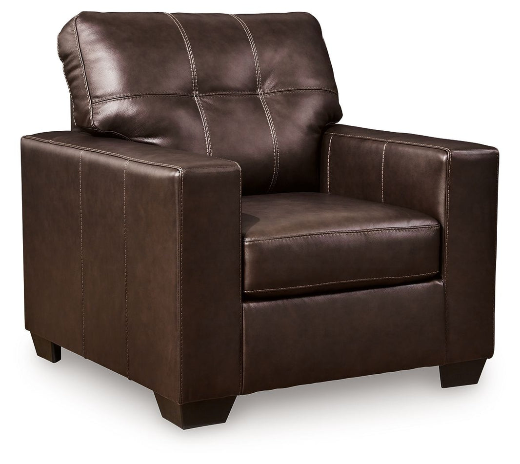 Santorine - Chair, product view with faux leather