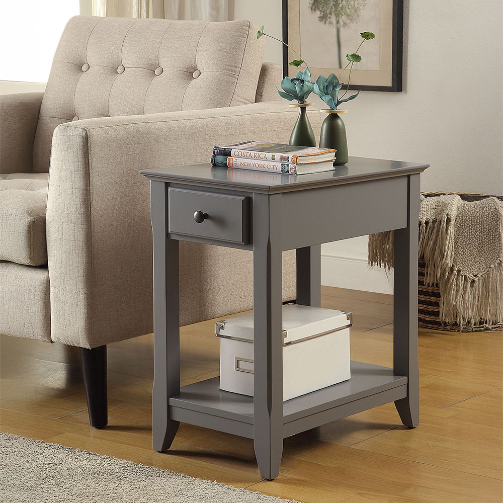 Bertie - Accent Table, alternate view 6 with wood construction