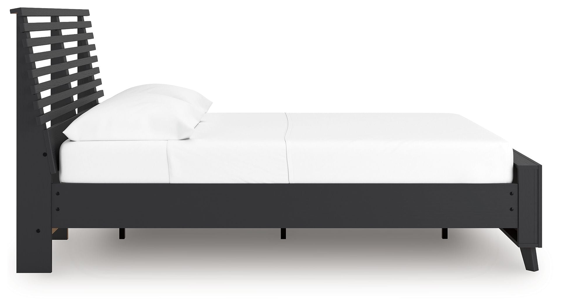 Danziar - Slat Panel Bed, alternate view 8 with wood construction