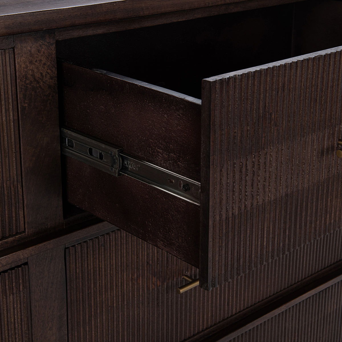 Westlake - 6 Drawers Dresser - Kona Brown, alternate view 8 with wood construction