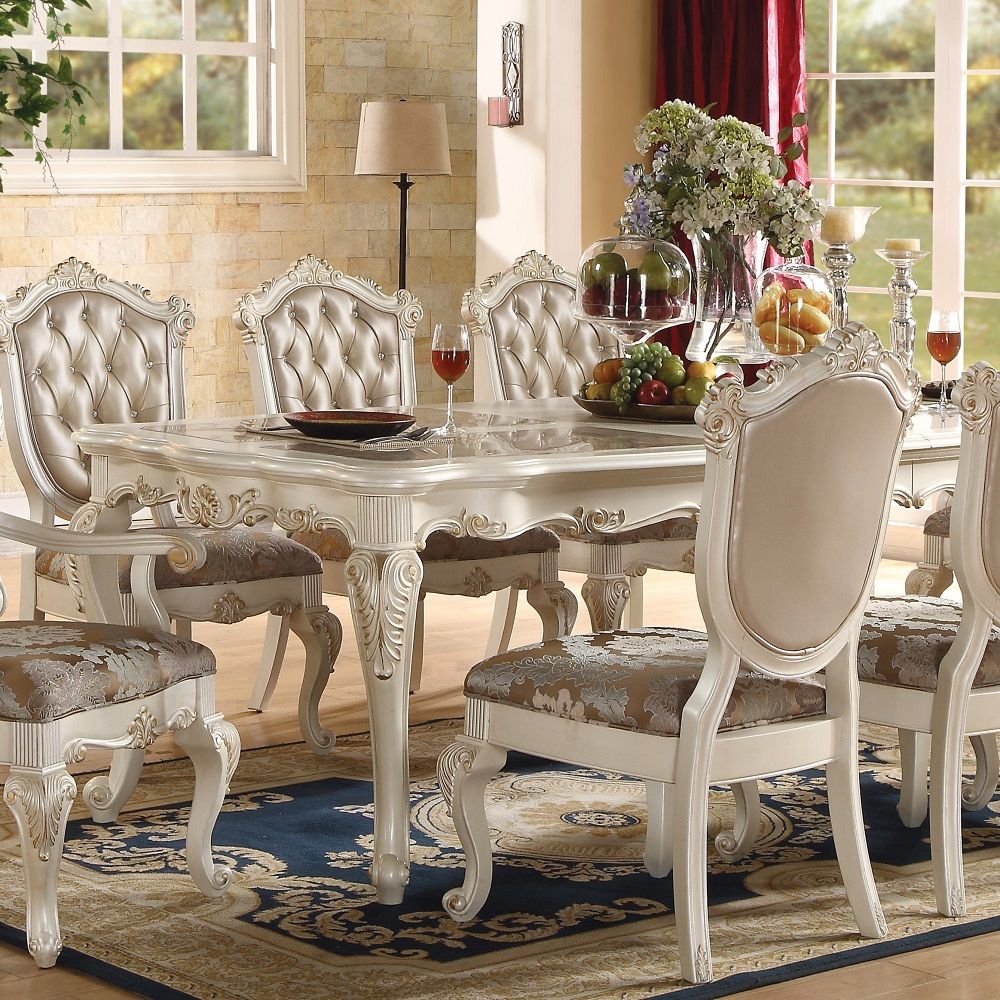 Chantelle - Dining Table, alternate view 9 with marble