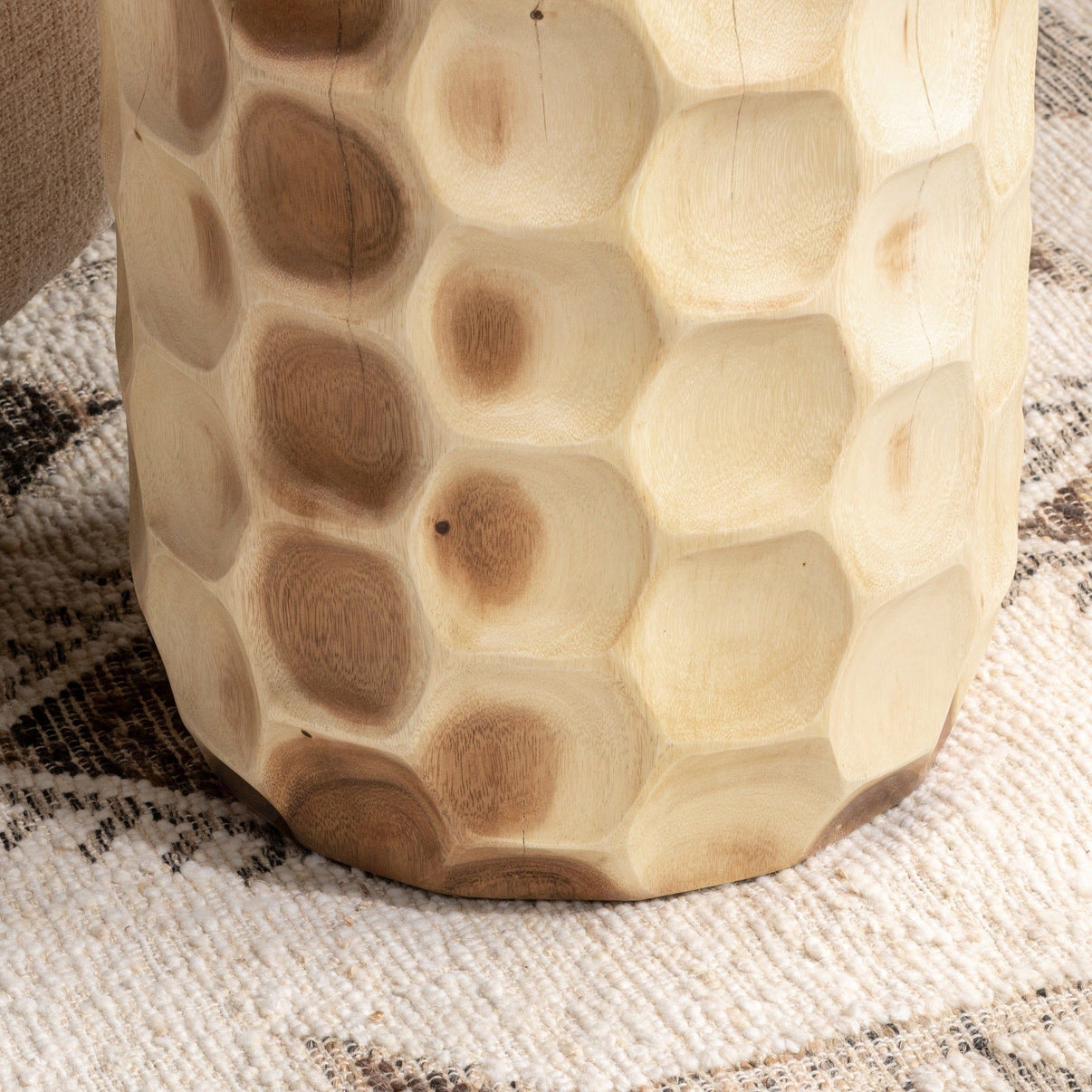 Keila - Accent Table - Natural, alternate view 9 with wood construction