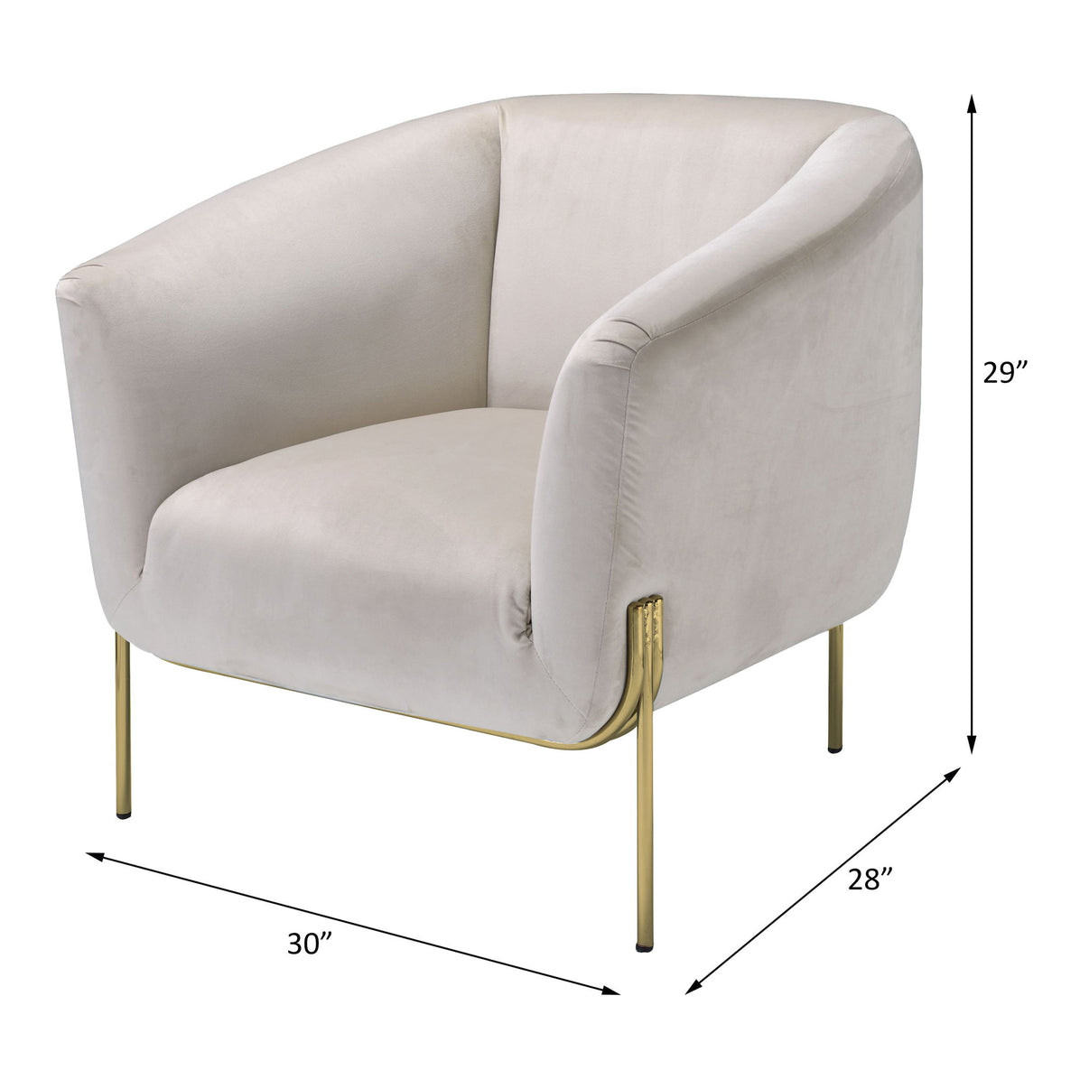 Carlson - Accent Chair, alternate view 11 with velvet upholstery