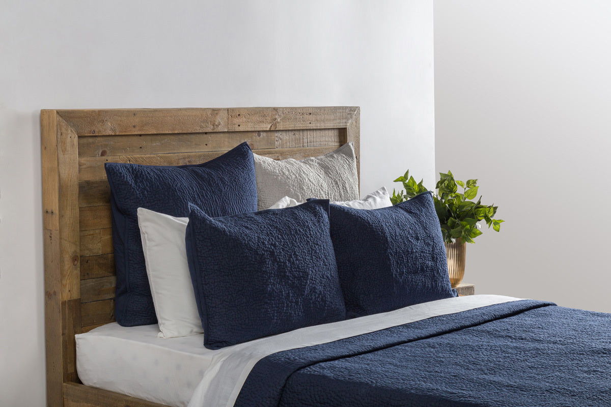 Elara - Standard Sham - Indigo - Villa - 2