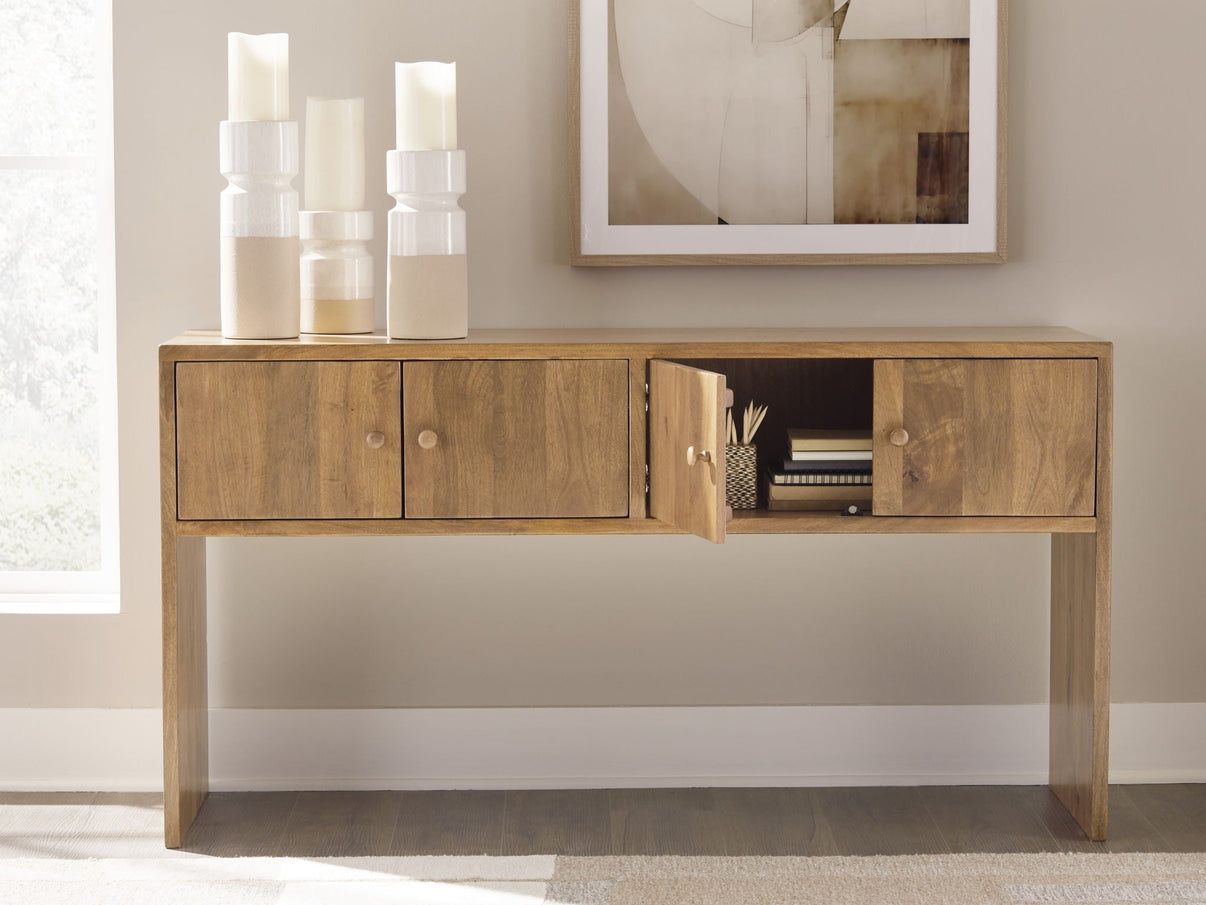 Ella Grove - Console - Rich Brown - Signature Design by Ashley® - 6