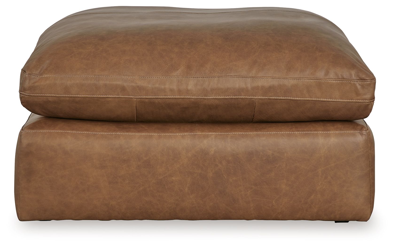 Emilia - 3 Pc. - 2-Piece Sectional Loveseat, Ottoman - Caramel - Signature Design by Ashley® - 3