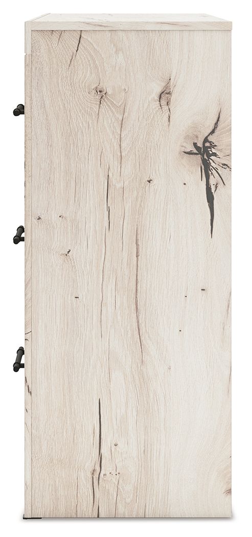 Lawroy - Six Drawer Dresser - Light Natural, alternate view 8 with linen fabric