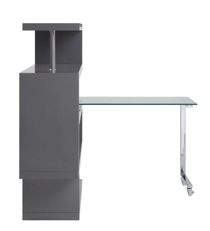 Buck II - Writing Desk With Bookshelf