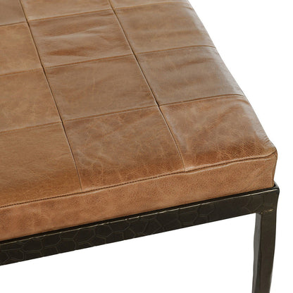 Malo - 28" Leather Bench
