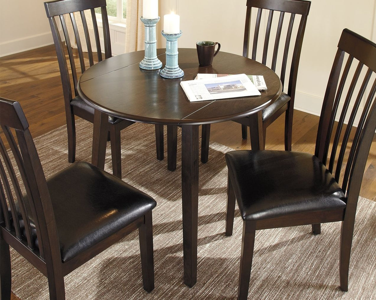 Hammis - Round Dining Table Set, alternate view 11 with wood construction