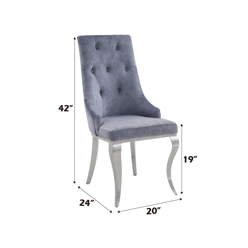 Dekel - Side Chair, alternate view 16 with metal