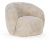 Adley - Plush Swivel Accent Chair, product view with polyester fabric