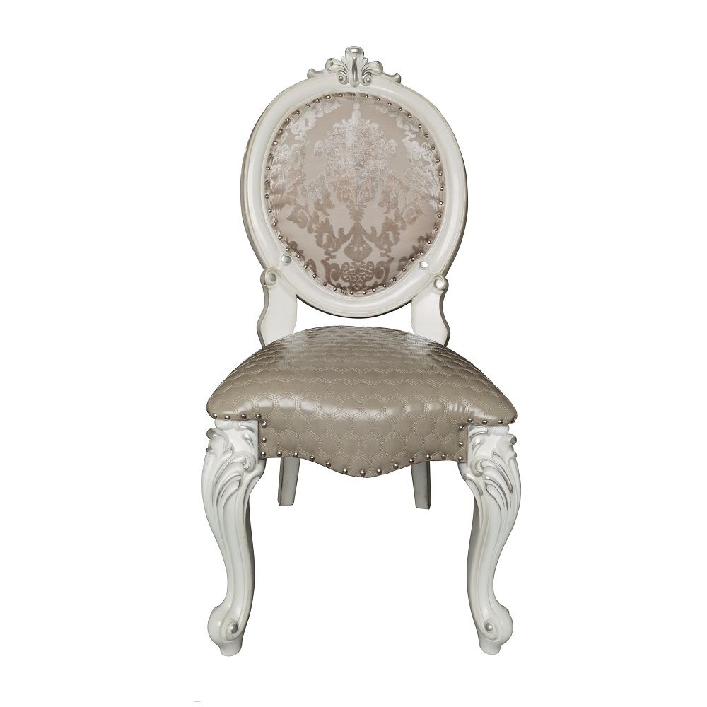 Versailles - Side Chair, alternate view 13 with leather upholstery