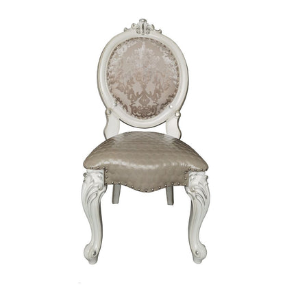 Versailles - Side Chair, alternate view 13 with leather upholstery
