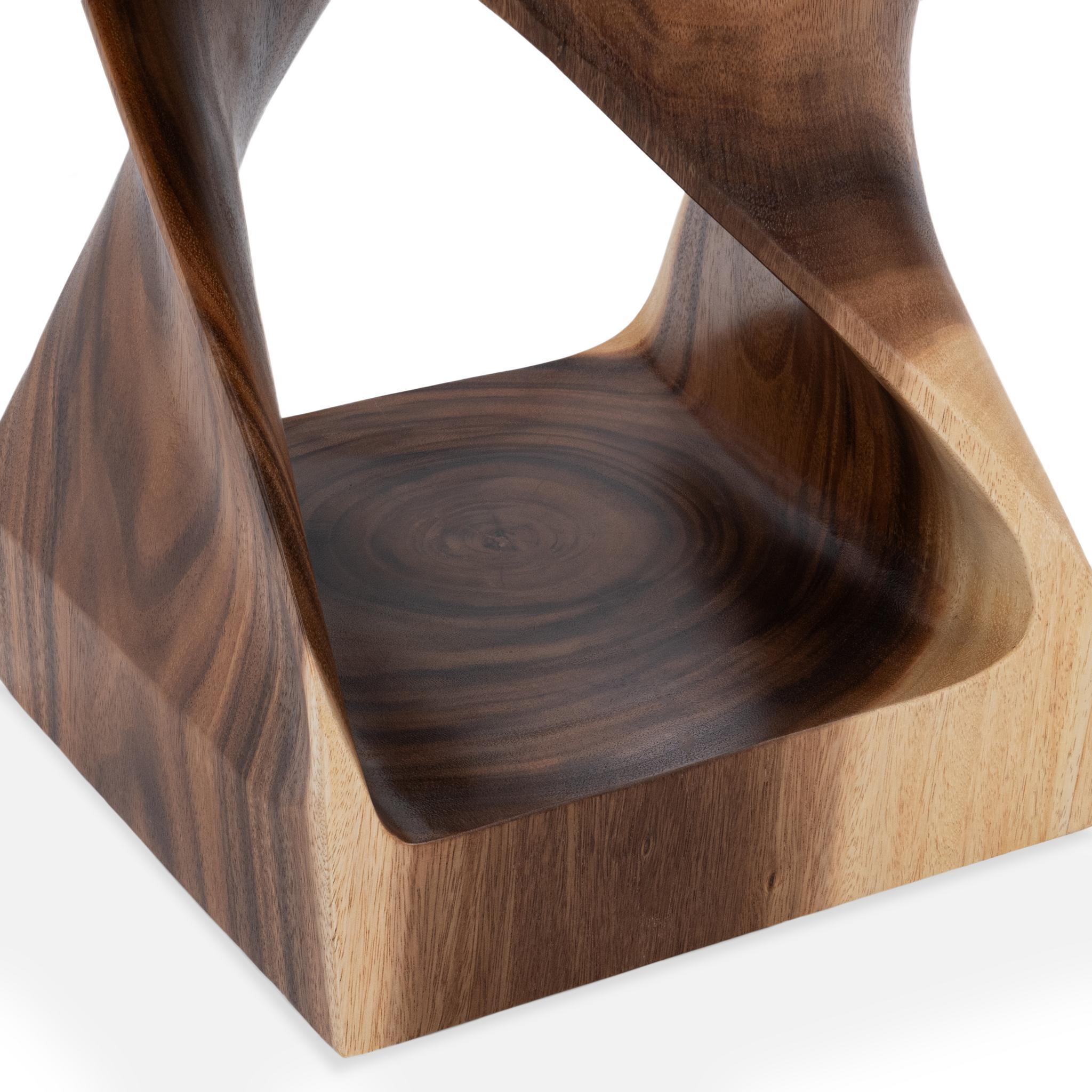 Alia - Accent Table - Natural, alternate view 8 with wood construction