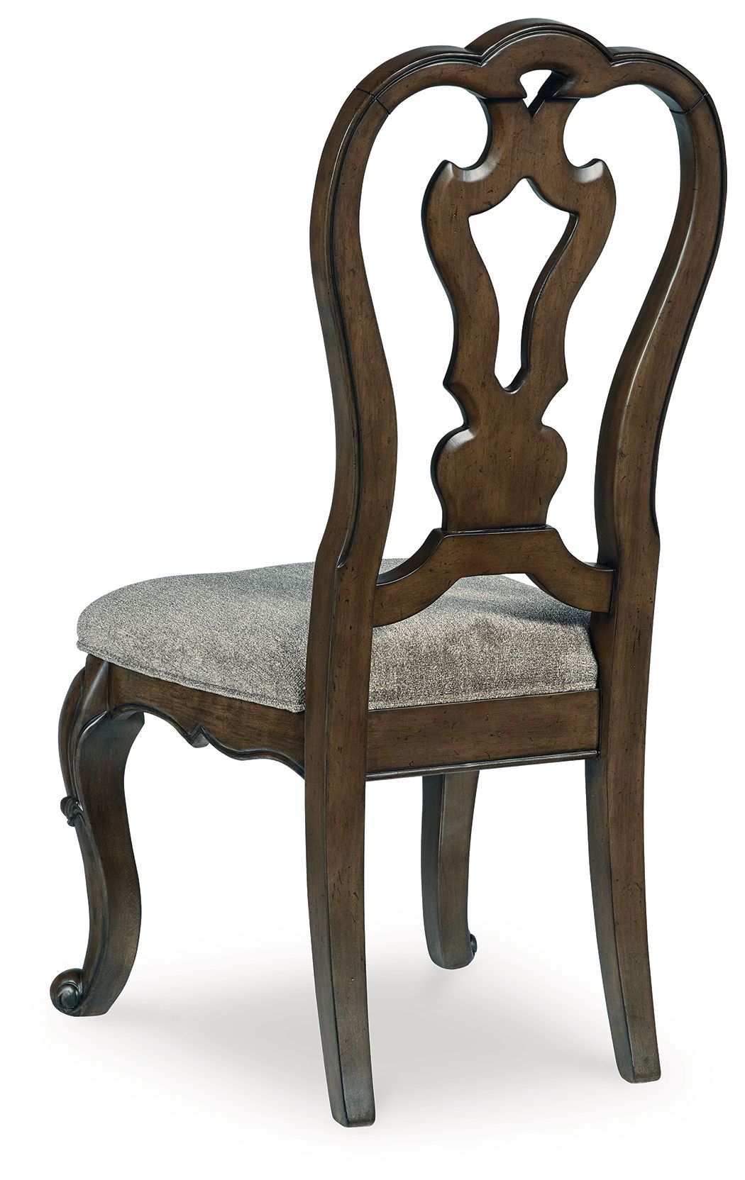 Maylee - Dining Upholstered Side Chair (Set of 2) - Dark Brown, alternate view 8 with polyester fabric