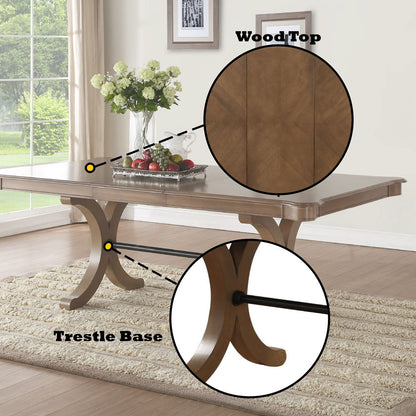 Harald - Dining Table - Gray Oak, alternate view 7 with solid wood
