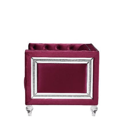 Heibero - Chair - 31", alternate view 6 with velvet upholstery