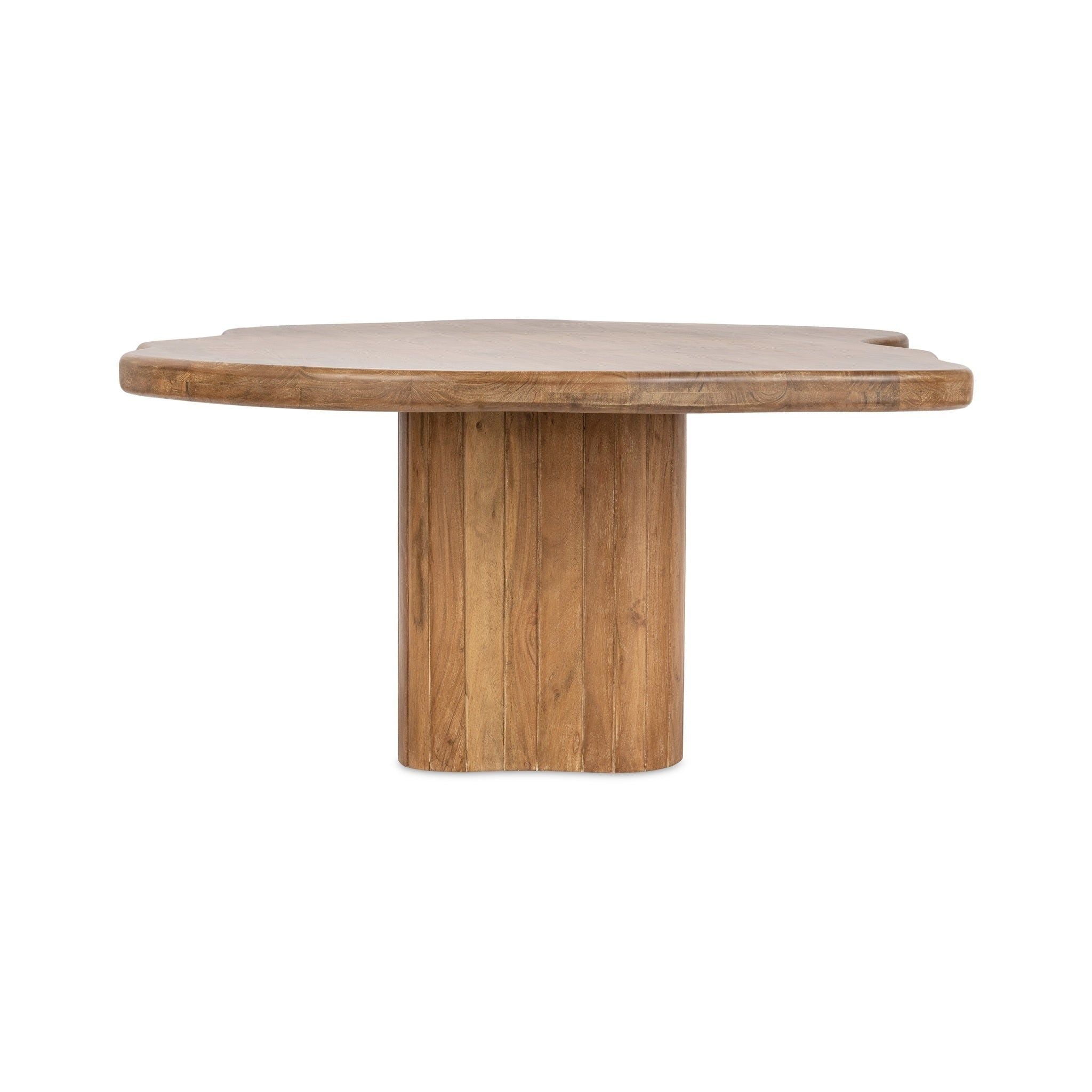 Alvaro - 65" Dining Table - Golden Wheat, alternate view 6 with wood construction