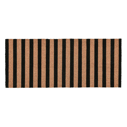 Doormats - Striped Doormat - Black / Natural, product view