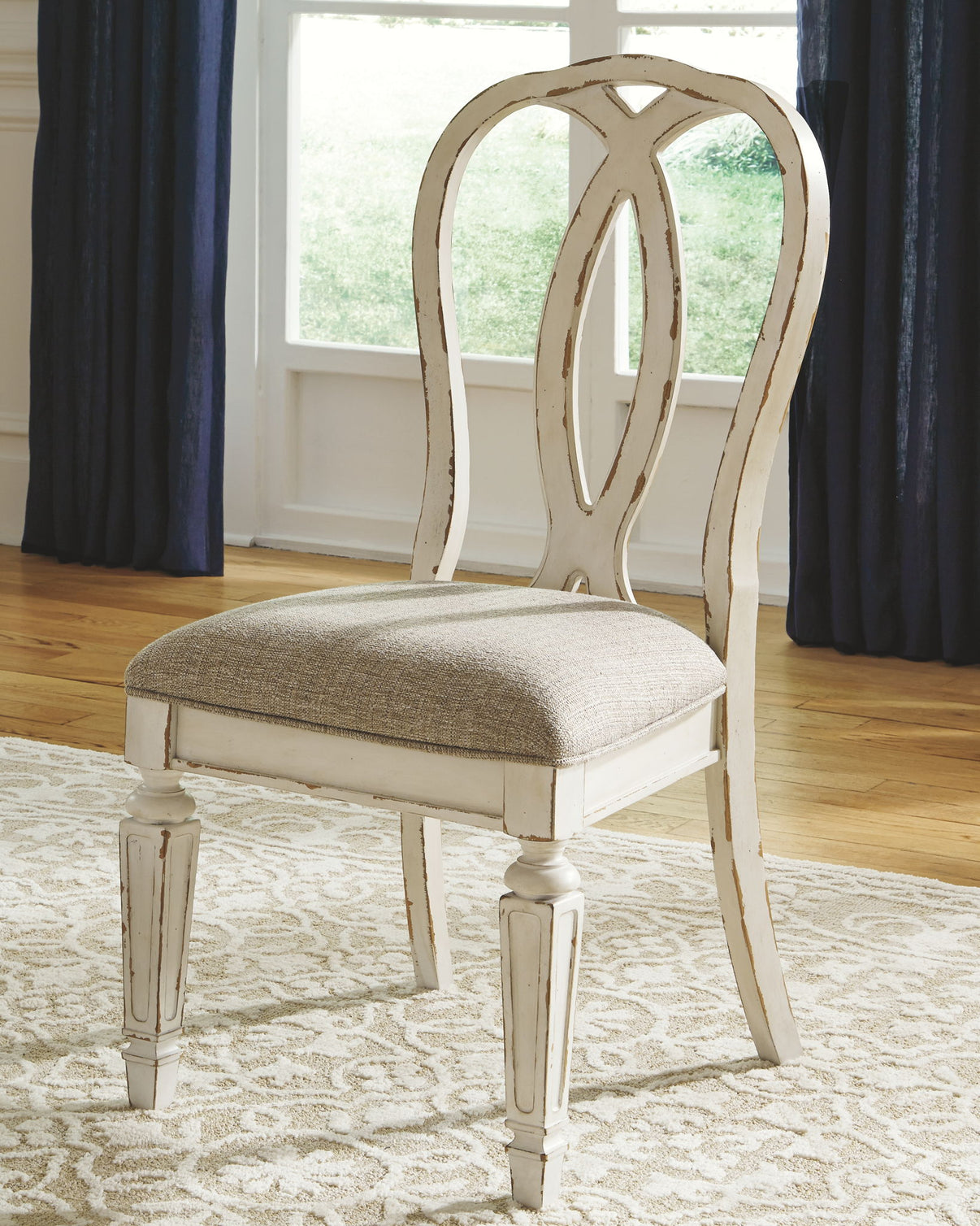 Realyn - Oval Dining Table Set, alternate view 11 with wood construction