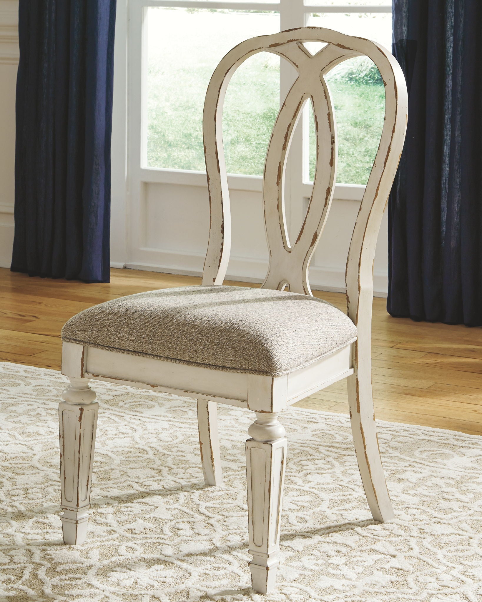 Realyn - Oval Dining Table Set, alternate view 11 with wood construction