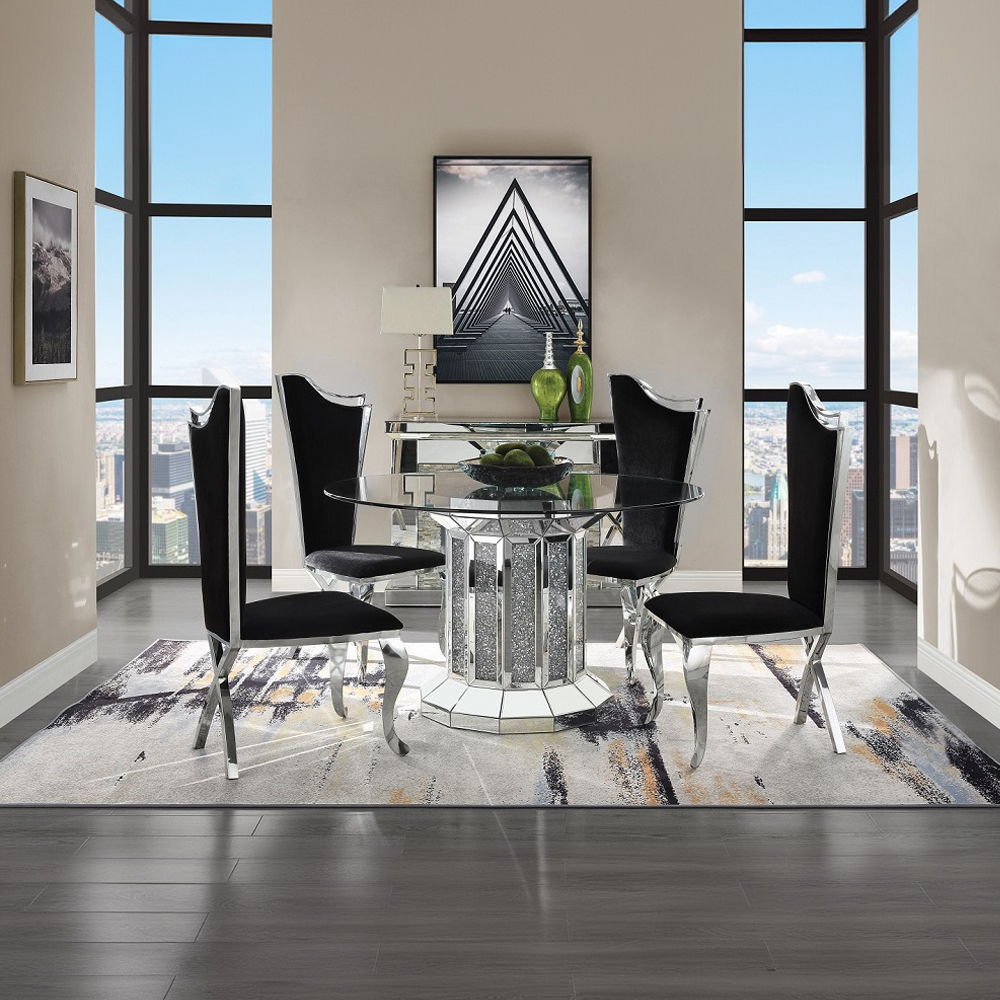 Cyrene - Chair (Set of 2), alternate view 7 with leather upholstery
