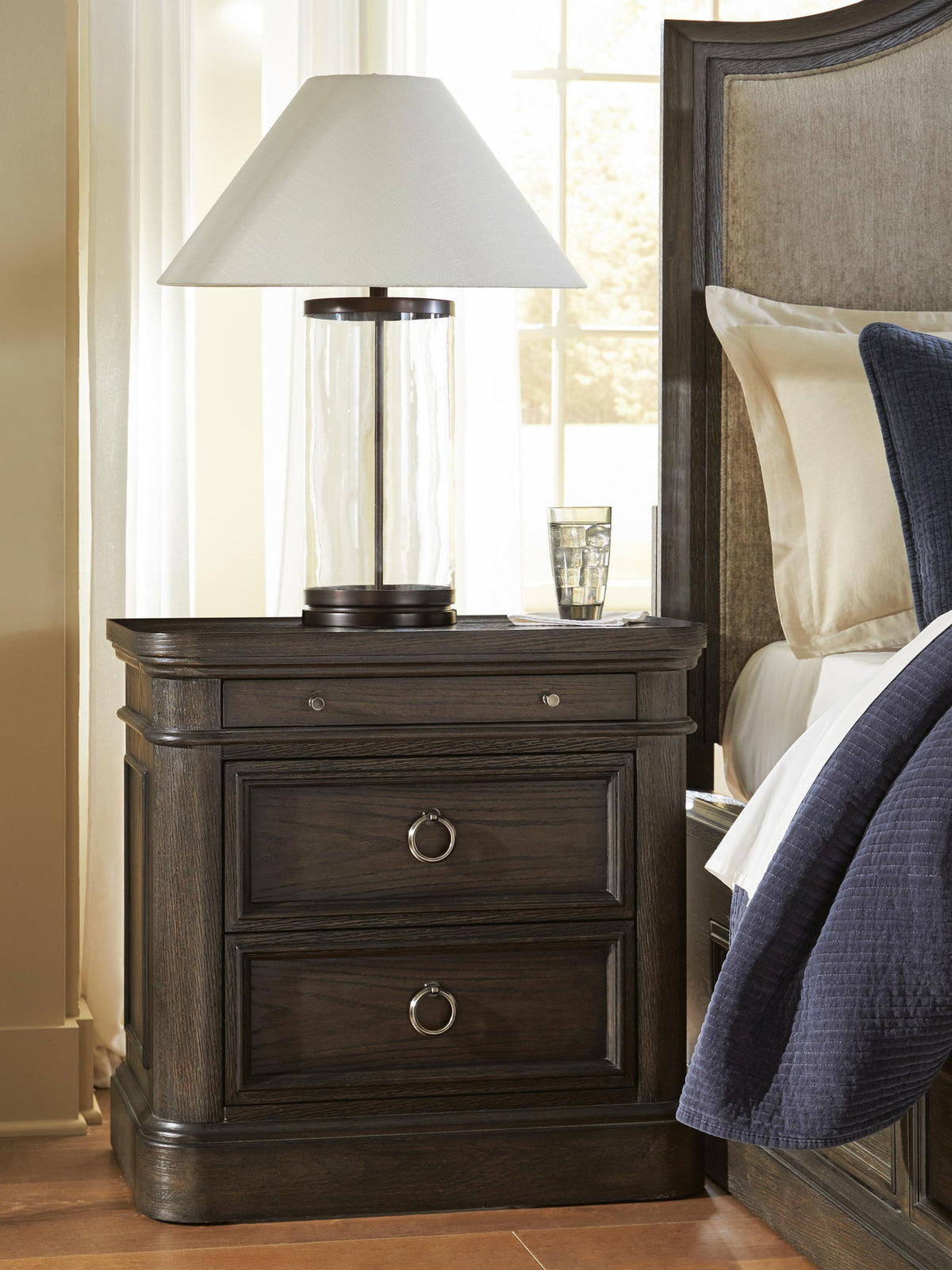Wickenger Two Drawer Night Stand Dark Brown, gallery image 9