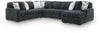 Midnight-Madness - 4 Piece Sectional
