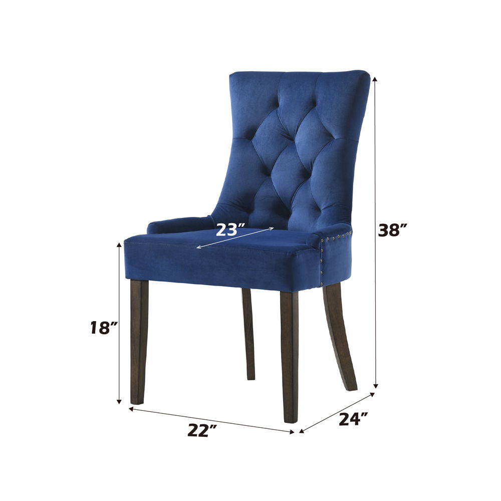 Farren - Side Chair, alternate view 27 with velvet upholstery