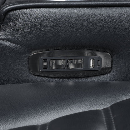 Ephron - Power Motion Recliner With Power Headrest & LED - Black