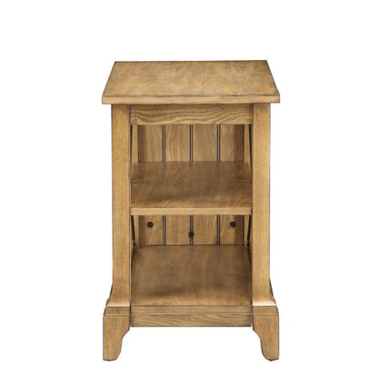 Hiroko - End Table - Oak, alternate view 6 with solid wood