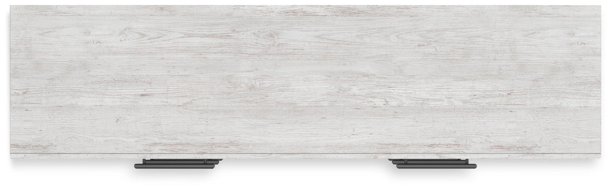 Cayboni - Six Drawer Dresser - Whitewash, alternate view 8 with linen fabric