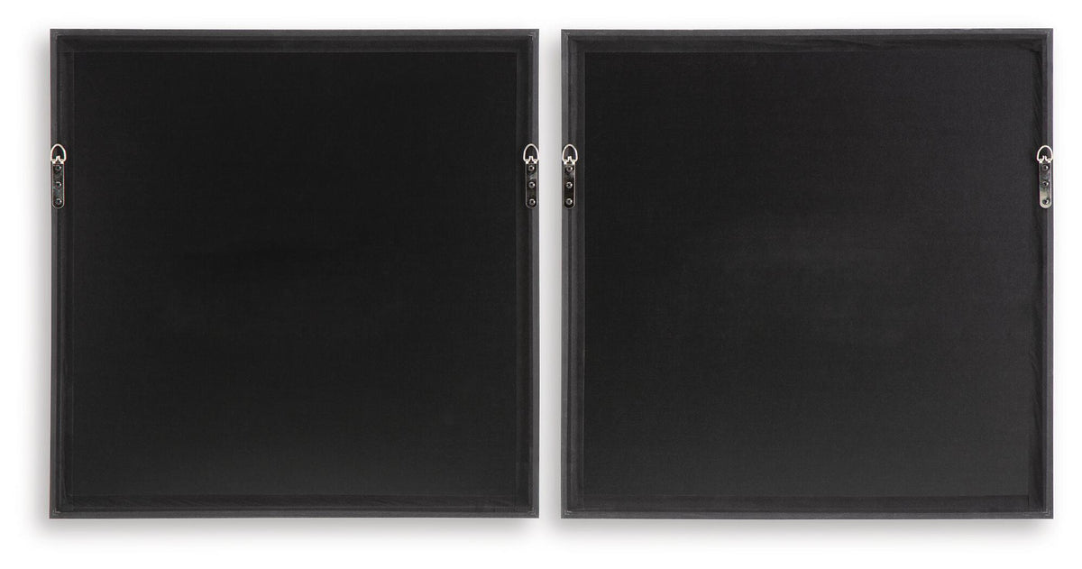Dirkgrove Wall Art Set (Set of 2) Black / White / Brown, gallery image 5