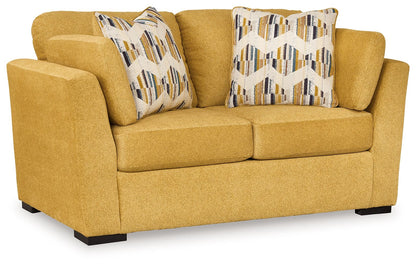 Keerwick - Living Room Set, alternate view 16 with velvet upholstery