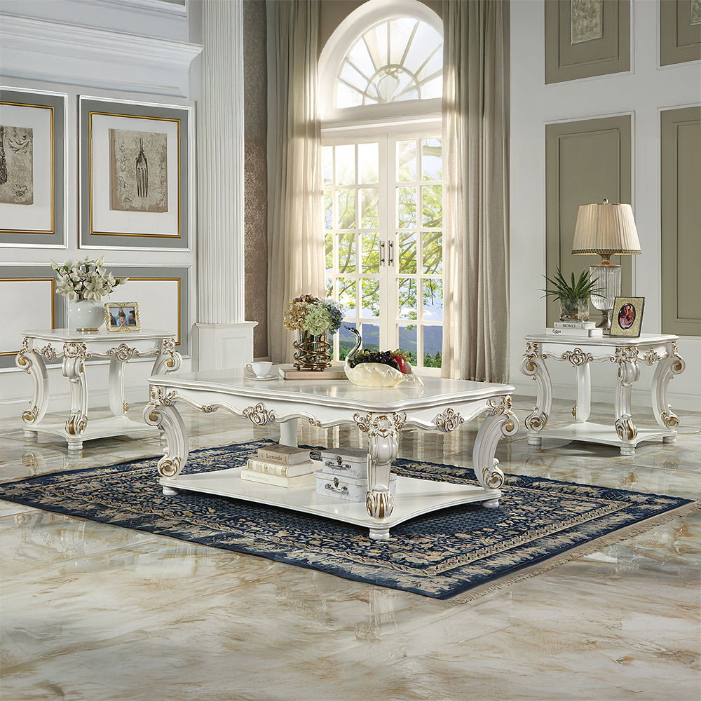Vendome - 31" End Table - Antique Pearl, alternate view 9