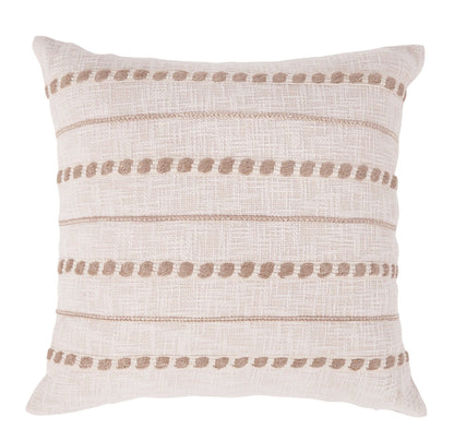 Lago - Pillow - Ivory / Natural, alternate view 6 with linen fabric
