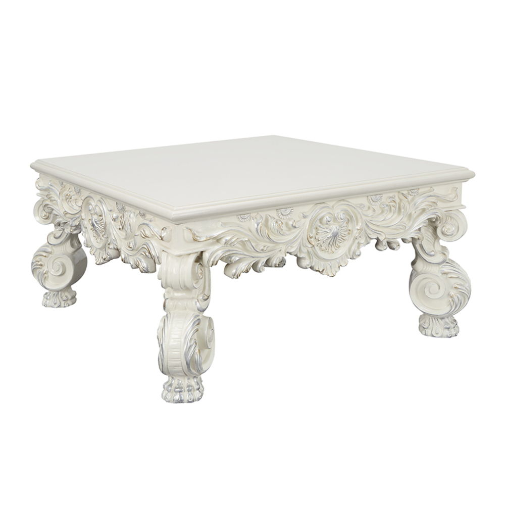 Adara - Coffee Table - Antique White, alternate view 8 with wood construction