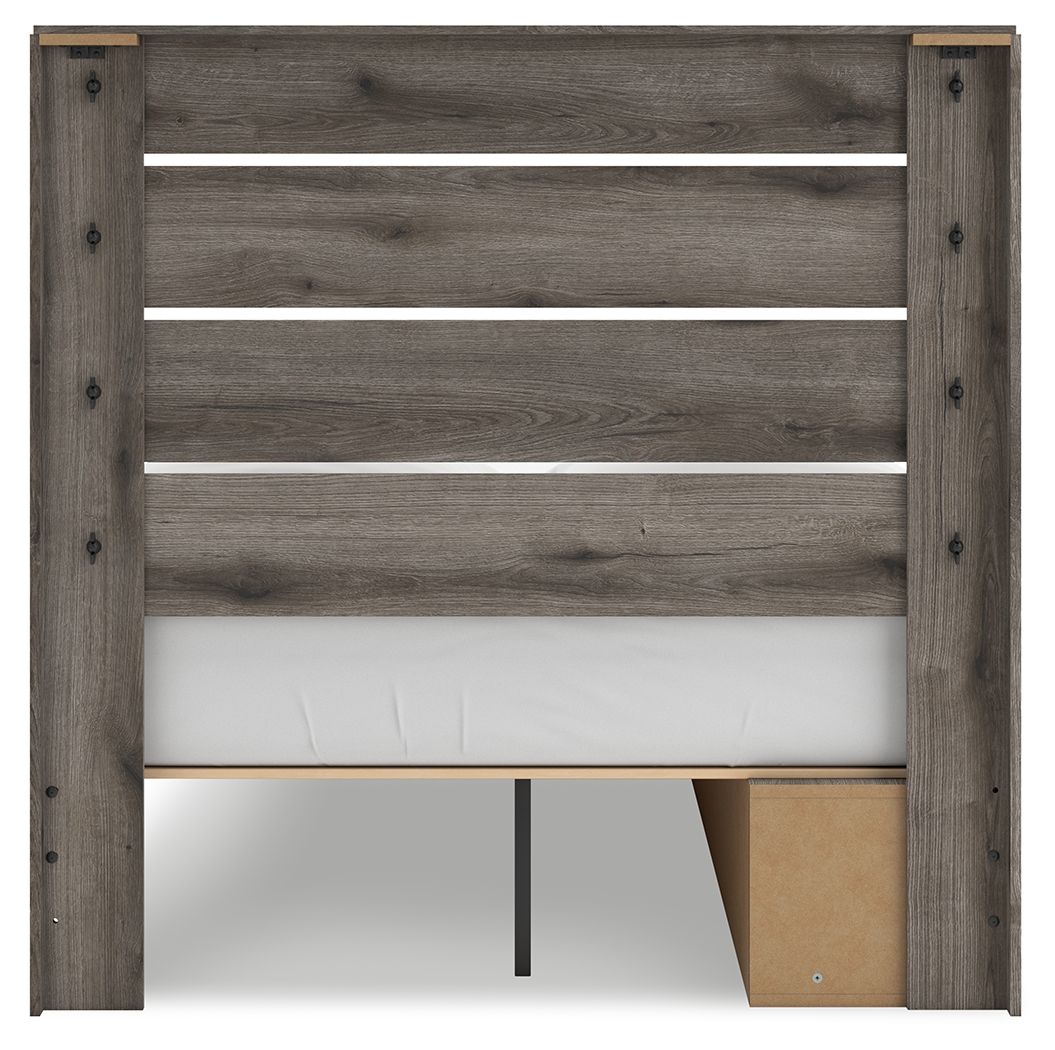 Graystorm - Panel Storage Bed, alternate view 9