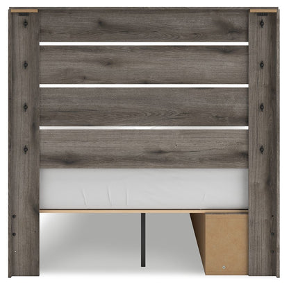 Graystorm - Panel Storage Bed, alternate view 9
