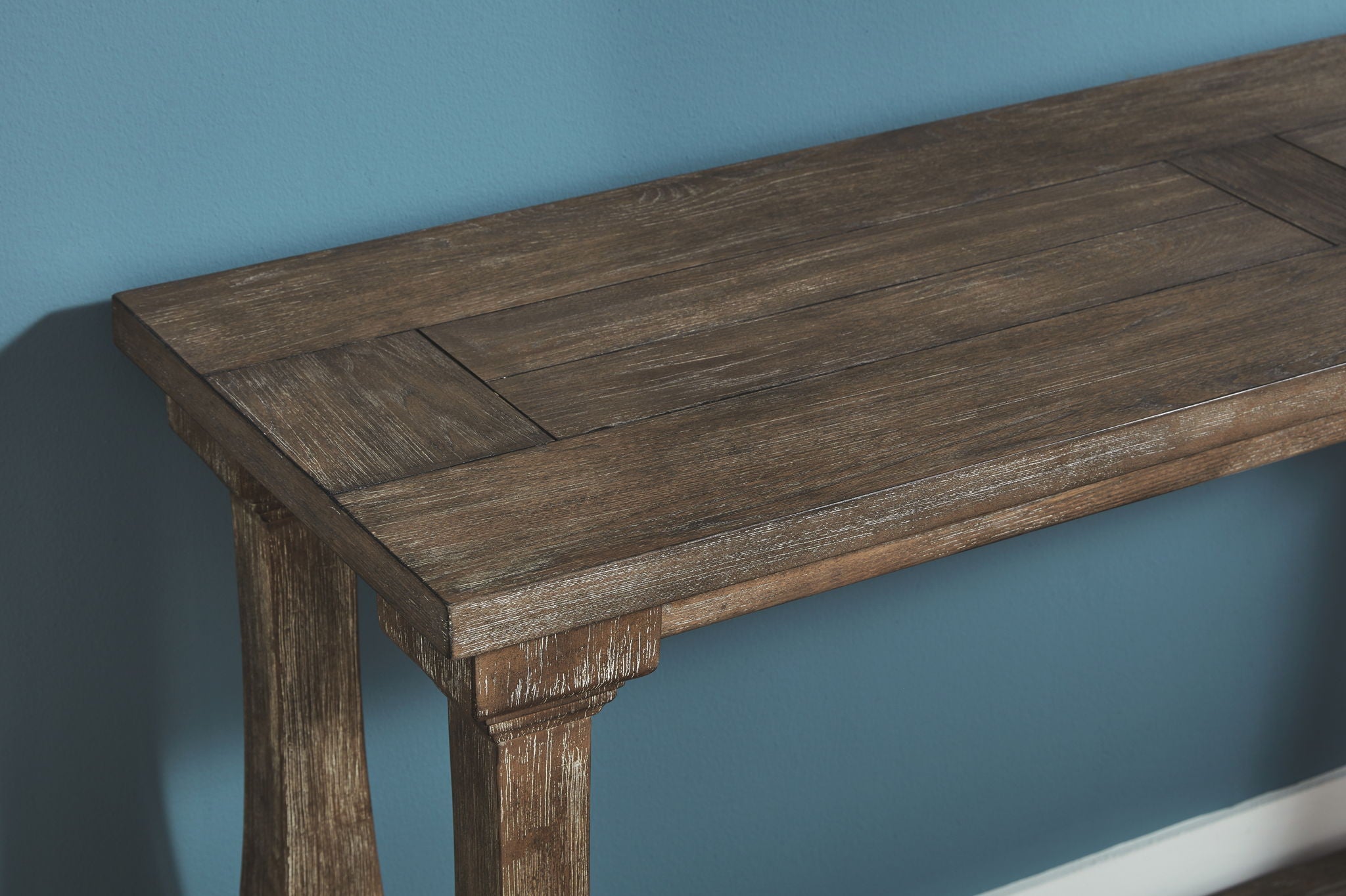 Johnelle - Sofa Table - Gray, alternate view 7 with engineered wood