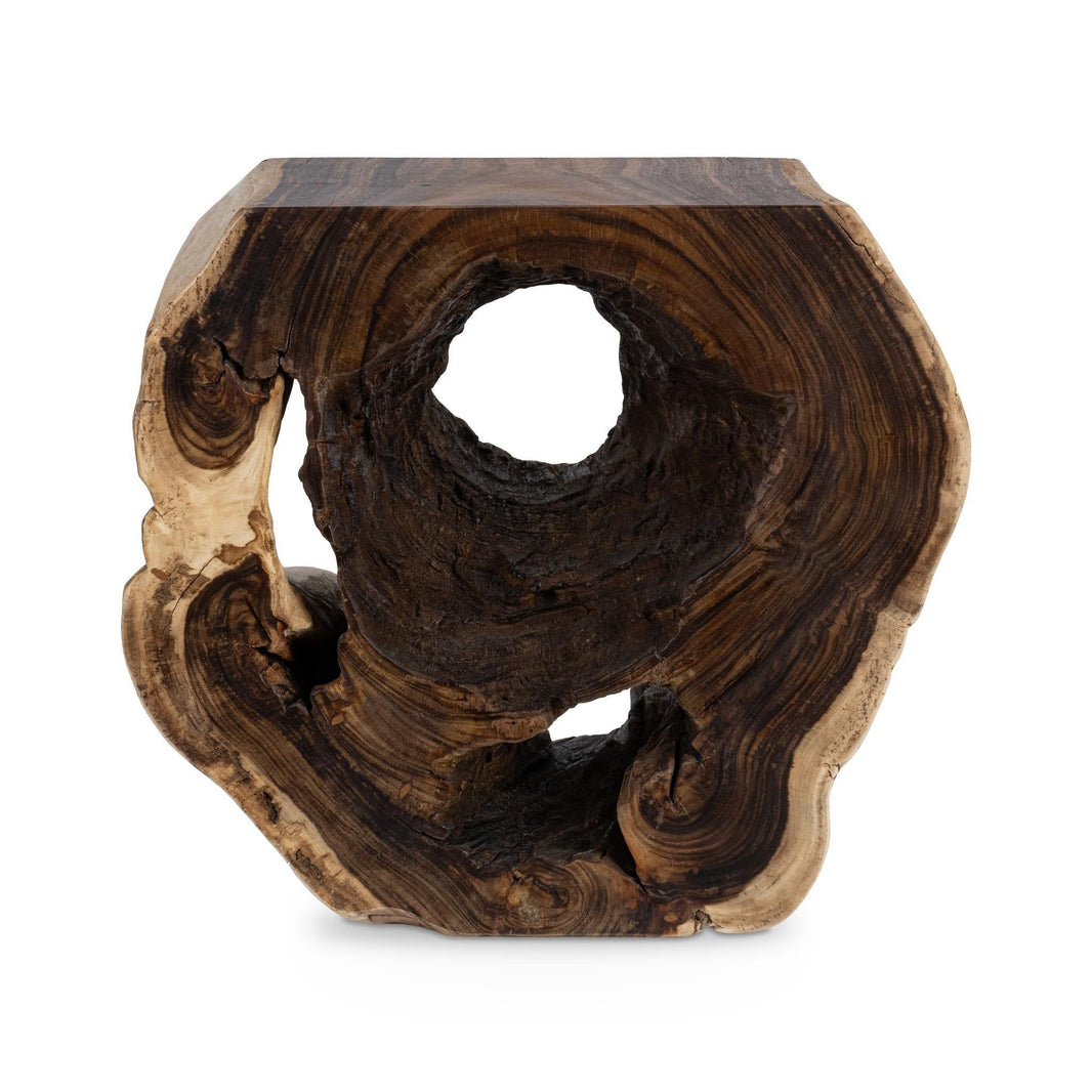 Adrynia - Console Table - Dark Brown, product view with wood construction