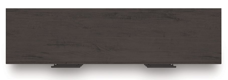 Prendonea - Six Drawer Dresser - Charcoal, alternate view 9 with linen fabric