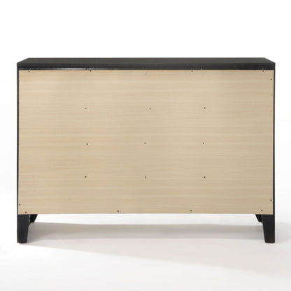 Ireland - 59" Dresser - Black, alternate view 8 with wood construction